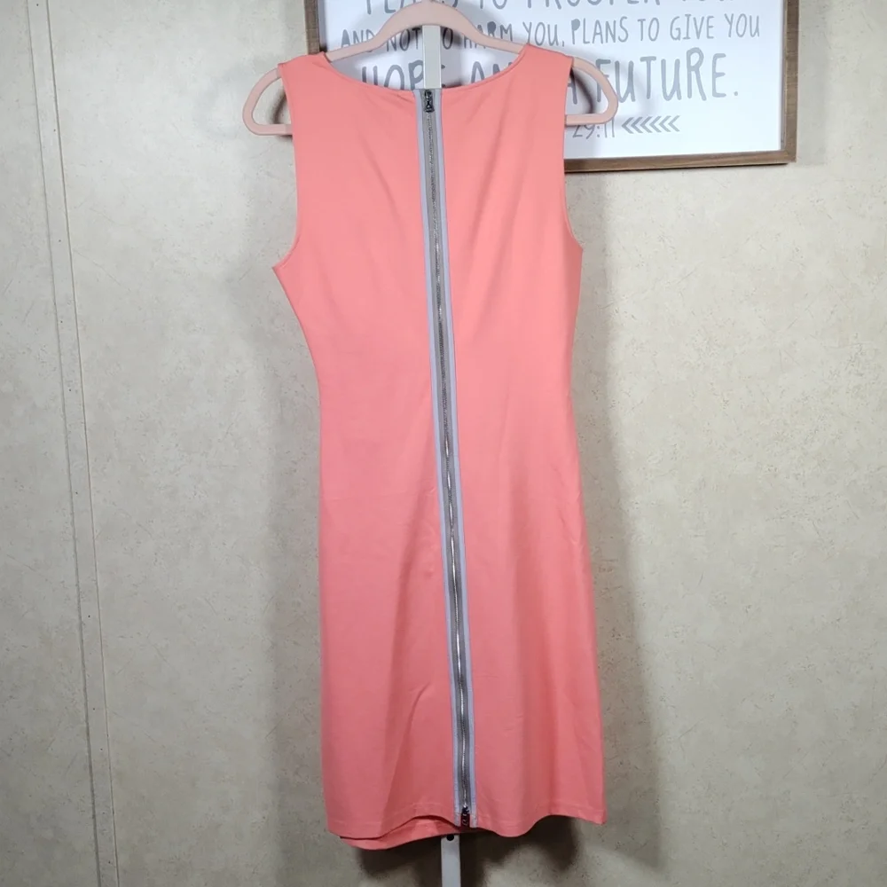 *E163 Kenneth Cole peach sleeveless dress 8 NWT CLEARANCE - Picture 5 of 16